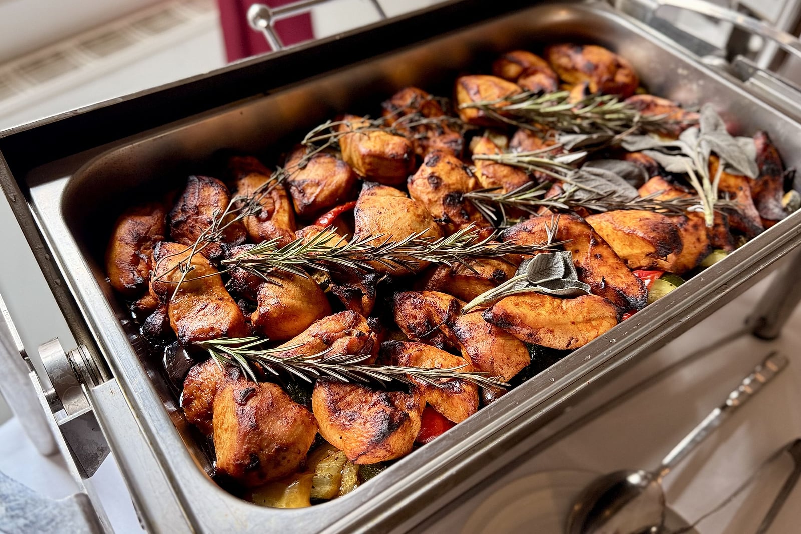 Frühstücksbuffet im Schlossparkhotel Schkopau