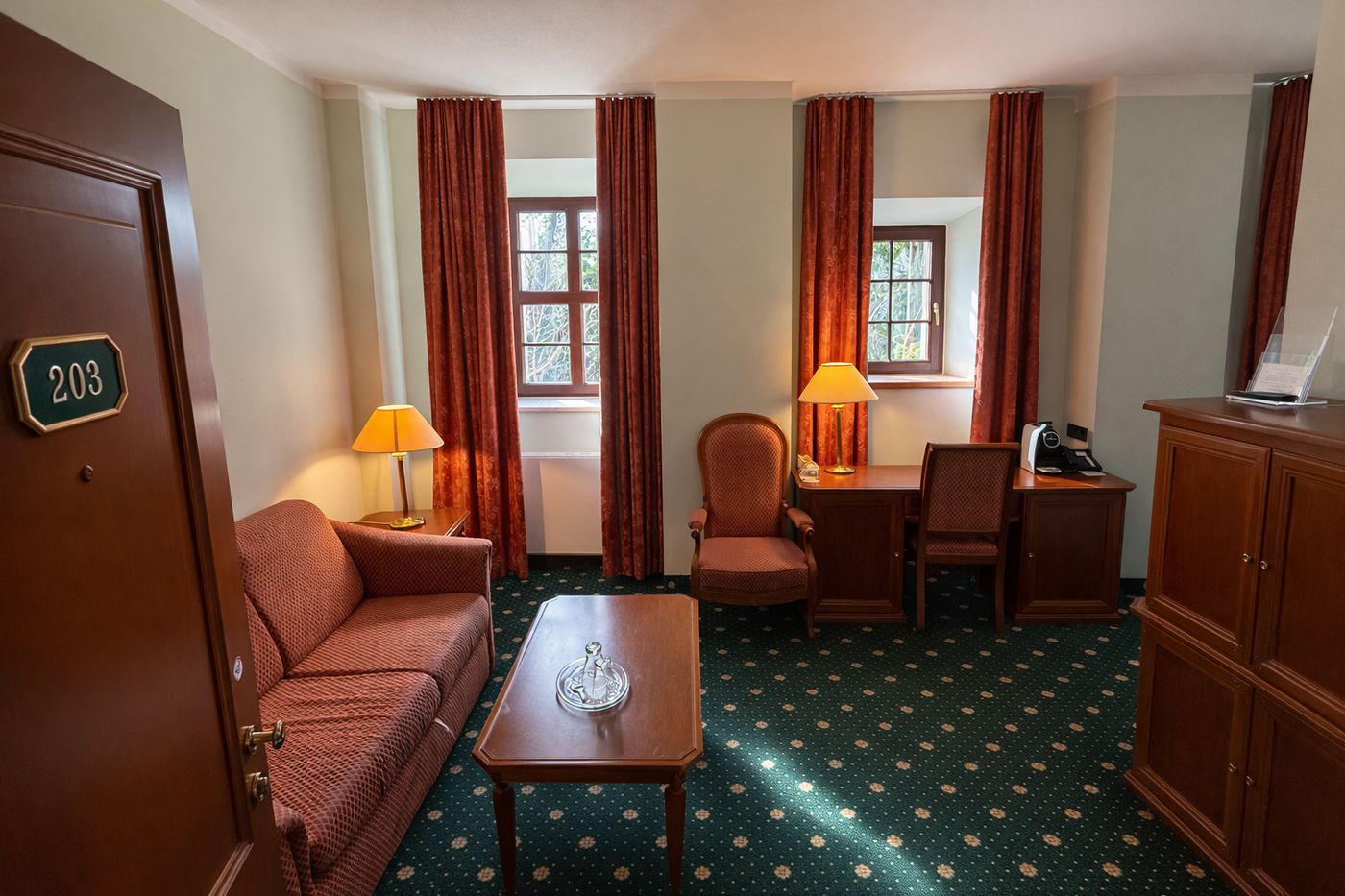 Eingangsbereich der Junior Suite