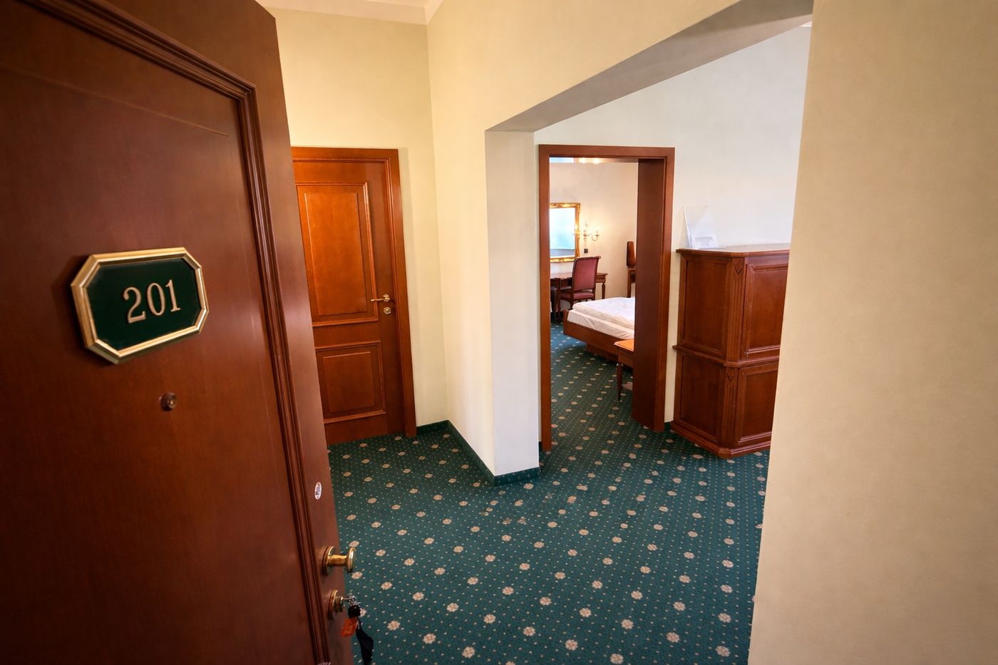 Eingang der Senior Suite